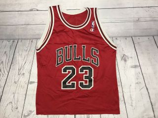 Vintage Chicago Bulls Michael Jordan Champion Jersey Mens Large 44 Nba 23 Vtg