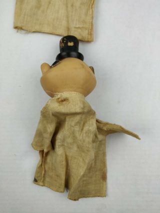 VINTAGE 1961 DICK TRACY HEMLOCK HOLMES JO JITSU Hand Puppet Ideal Toy Set of 3 6