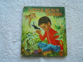 Little Black Sambo 1959 - Whitman Tell - A - Tale Books - Illustrated Violet Lamont