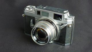 Konica IIIA Rangefinder Camera with 50mm f/1.  8 Lens,  Good Shooter 3