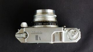 Konica IIIA Rangefinder Camera with 50mm f/1.  8 Lens,  Good Shooter 5