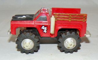 Vintage Schaped Stomper Rough Riders Ford 4x4 Pickup Truck Maroon Vehicle