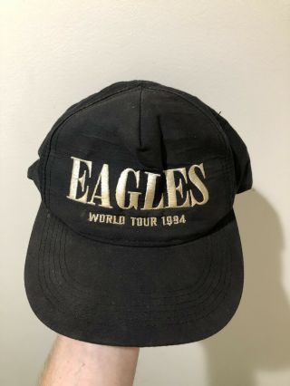 Vintage 1994 Eagles Hell Freezes Over World Tour Snapback Hat Cap Concert Promo