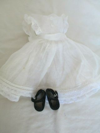 Vintage Madame Alexander 1960’s Little Women Lissy Amy Pinafore & Shoes -