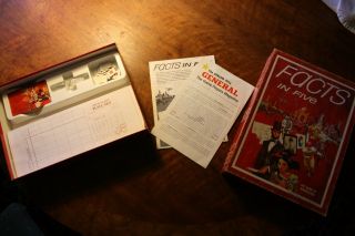 Facts in Five Vintage Avalon Hill bookcase game GA - 260 VGC 4