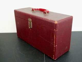 Vintage 50’s - 60’s Carol 45 Rpm Record Double Carrying Case 45 Record Case
