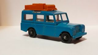 Vintage Lesney Matchbox 12 Land Rover Safari Diecast Toy Vehicle