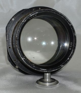 Dallmeyer Pentac Type 8 " F2.  9 Air Ministry Wwii Era Large Format 5x7 Size Lens