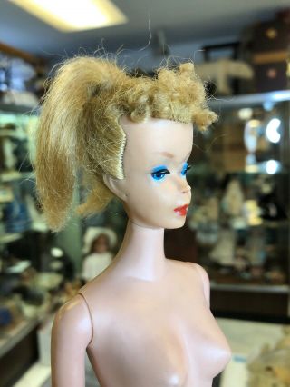 1961 4 Ash Blonde Ponytail Barbie Mattel 5