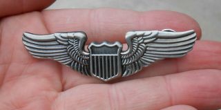 Old Vintage U.  S Air Force Usaf Pilot Wings Pin Badge