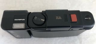 【Exc4】 Olympus XA 35mm Rangefinder Film Camera Body w/ A11 from Japan 21 5