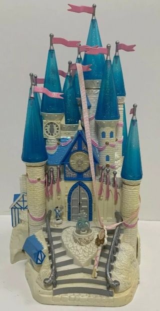 Vintage 1996 Disney Trendmasters Polly Pocket Cinderella Play Castle W/ Figures