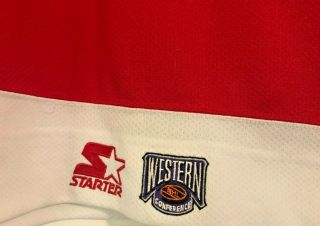 Vintage Detroit Red Wings NHL Hockey Jersey Men ' s L Starter Red w/ White Trim 5