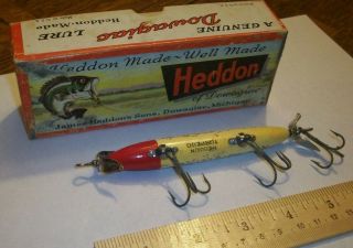 Vintage Heddon Torpedo Fishing Lure.  Near.