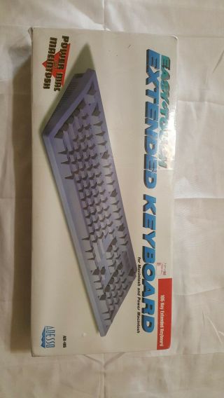 Vintage Adesso Aek - 405 Extended Keyboard With Box And Paper Work