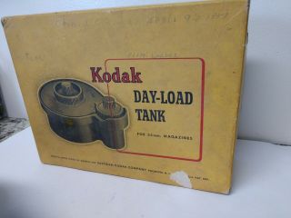 Vintage Kodak Day - Load Tank 35mm Film Developing Tank,  Box & Bulk Film Winder