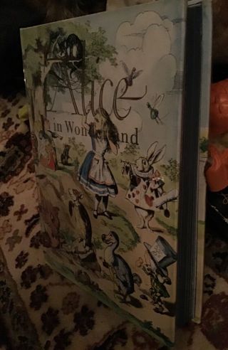 Alice In Wonderland Looking Glass Lewis Carroll 1978 Grosset Hardback Vintage