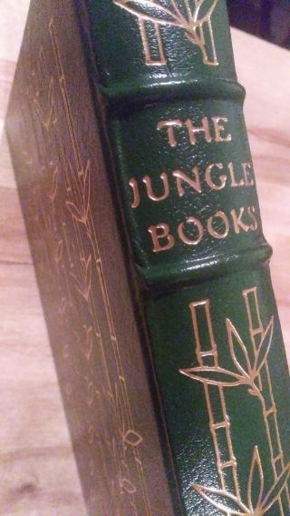 The Jungle Books By Rudyard Kipling - Easton Press Leather - 100 Greatest Books