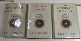 Lord Of The Rings Trilogy/1954/1st Edit/1st Dj/j.  R.  R.  Tolkien/near Fine