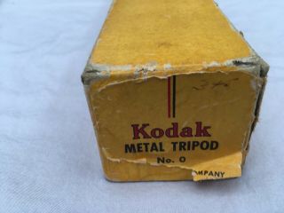 Vintage Eastman Kodak Metal Brass Camera Tripod - No.  0 - Pat Oct 31,  1911 7