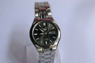 Vintage Made In Japan Seiko 5 Automatic 21 Jewels With Day & Date No.  7s26 - 03e0
