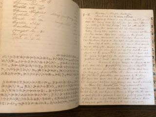1886 Handwritten DIARY Student Lesson Book ANGLO CHINESE COLLEGE Shanghai CHINA 7