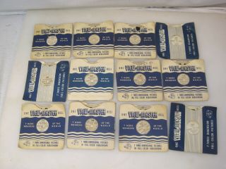 (12) Vintage Viewmaster Reels Roy Rogers,  Little Black Sambo,  Others B0740