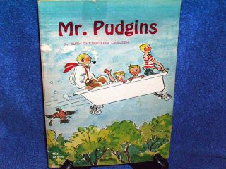 1964 Rare Vintage Scholastic 1st Print Mr Pudgins Wild & Wacky Smokes Pipe