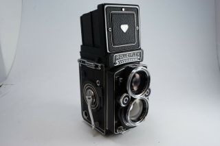 GOOD Rolleiflex 2.  8F 120mm TLR Film Camera w/ Zeiss Planar 80mm f2.  8 5