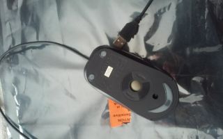 • Dell USB Trackball Mouse 2 Button 0X7636 black Vintage 2
