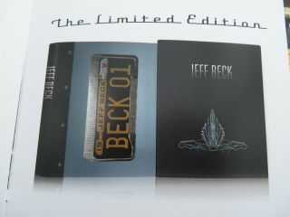 Jeff Beck Beck01 Genesis Publications Signed Deluxe Ltd Of 350 Low No.