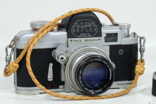 Alpa Model 6 Camera With 50mm F1.  8 Switar And Hood
