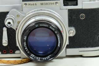 Alpa Model 6 Camera with 50mm f1.  8 Switar and HOOD 5