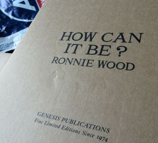 Ronnie Wood How Can It Be Genesis Publications Signed (of 350) Low No.