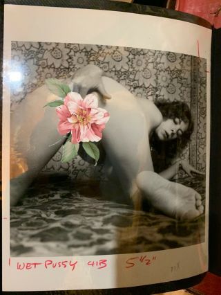 Risque Vintage 8x10 Nude Photo Girl Silver Gelatin Glossy Art Pin Up 1