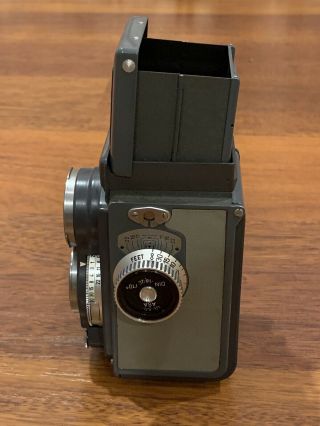 Rollei Rolleiflex TLR 4x4 Grey Baby Camera Schneider Xenar 60mm f3.  5 Lens & Cap 4