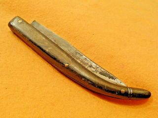 very old horn handle pocket knife antique folding knife vintage carved horn 2