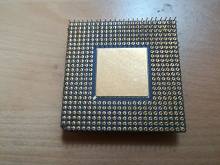 DEC ALPHA 21064 - CA 166,  rare Vintage CPU,  GOLD,  early 9428 2