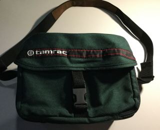 Vintage Tamrac Camera Bag Model 603 Dark Green Vg