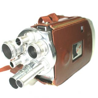 Kodak K - 100 Turret 3 Lens Camera 16mm 7
