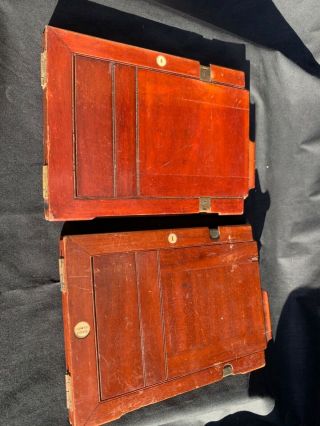 Thornton Pickard Half Plate Magazines With One Adapted To Load Half Plate Film