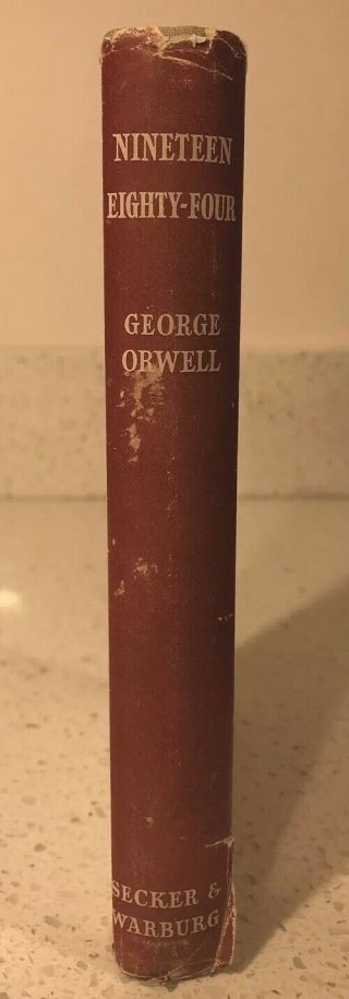 Nineteen Eighty - Four GEORGE ORWELL First British Edition 1949 1st Print Orig DJ 2
