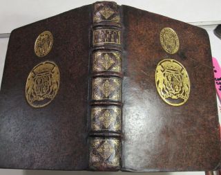 INDES ORIENTALES ET OCCIDENTALES/1665/RARE 1st Ed/GIOVANNI P.  MAFFEI/FINE LEATHER 2
