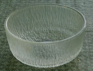 Pressed Glass Bowl,  Small Size,  Vintage,  Very Good Cond