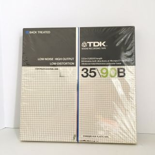 Vintage Tdk Lx 35 - 90b Sound Recording Tape Reel