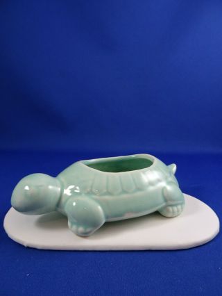 Vintage Red Wing Pottery Turtle Planter American Art Pottery