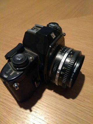 Vintage Nikon Em 35mm Film Camera W/ 50mm E Series Lens