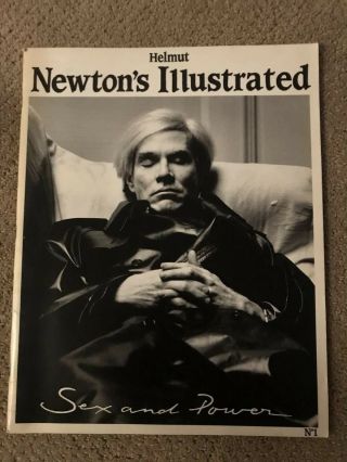 Helmut Newton’s Illustrated Vol 1 No 1 Complete 1987 Sex & Power Andy Warhol