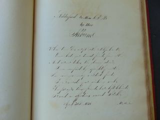 c.  1830 ANTIQUE PHILADELPHIA FRIENDSHIP ALBUM - WATERCOLOR PAINTINGS CALIGRAPHY 11
