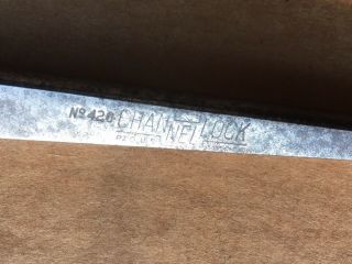 Vintage CHANNELLOCK No.  420 Pliers,  Champion DeArment,  Meadville,  PA,  Pat.  1953 2
